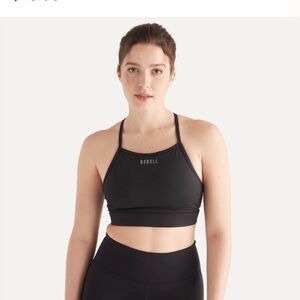 NOBULL Women's Sleek Black Sports Bra
